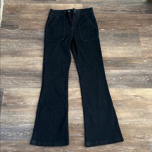 Knox Rose Dark Blue Flared Jeans, SIZE 6 Inseam 31!